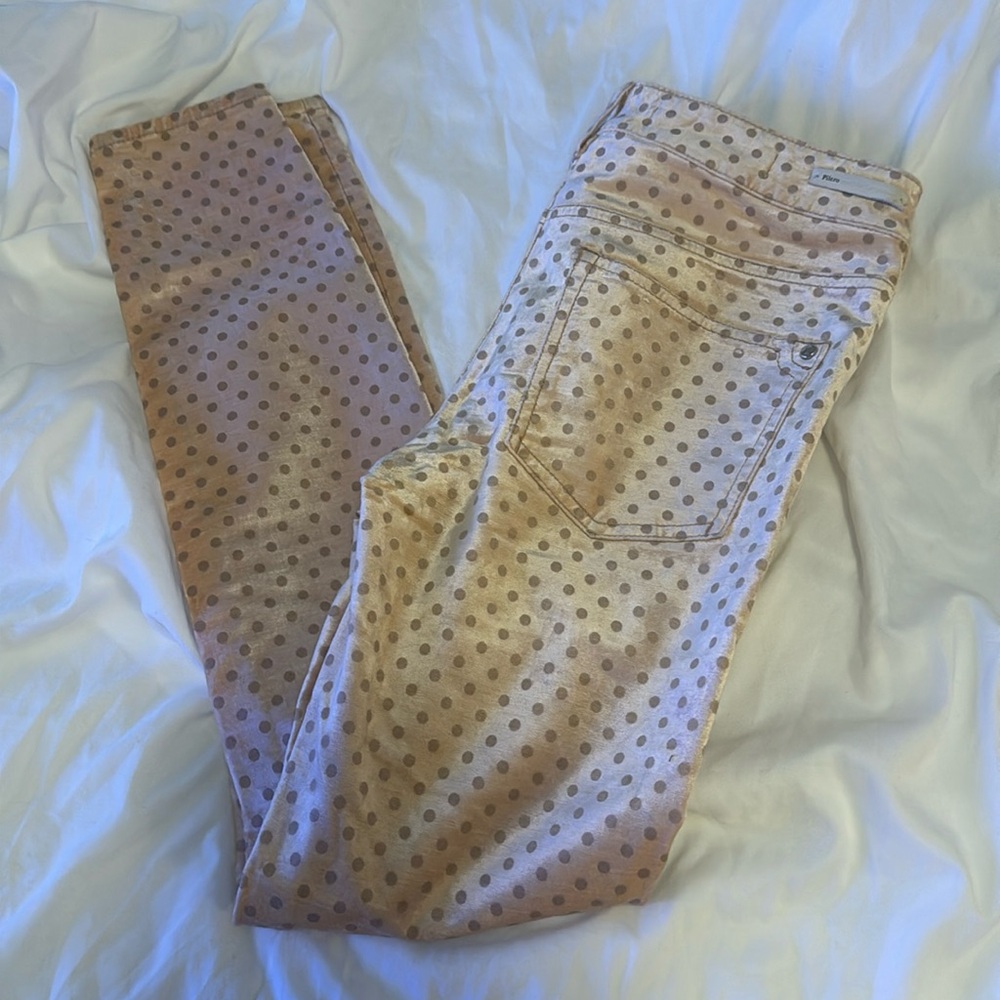 28 Anthropologie PILCRO & The Letterpress High Rise Skinny Velvet Pants Women's